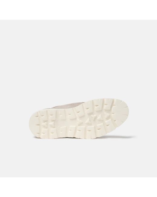 Scarosso White Damiano Light Sand Suede for men