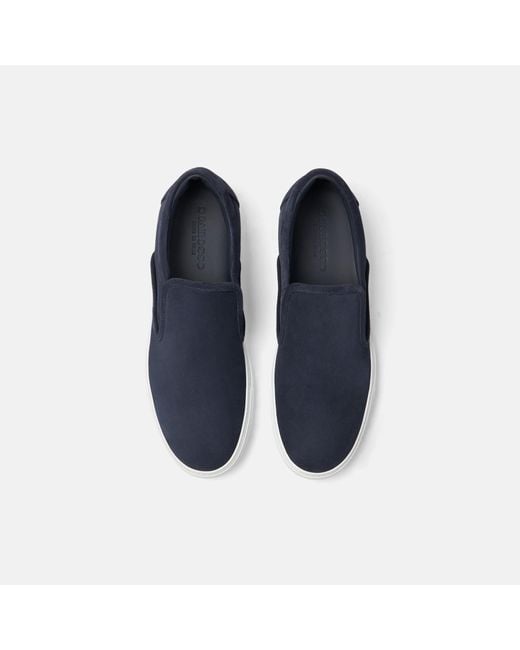 Scarosso Blue Filippo Blu Scamosciato Sneakers for men