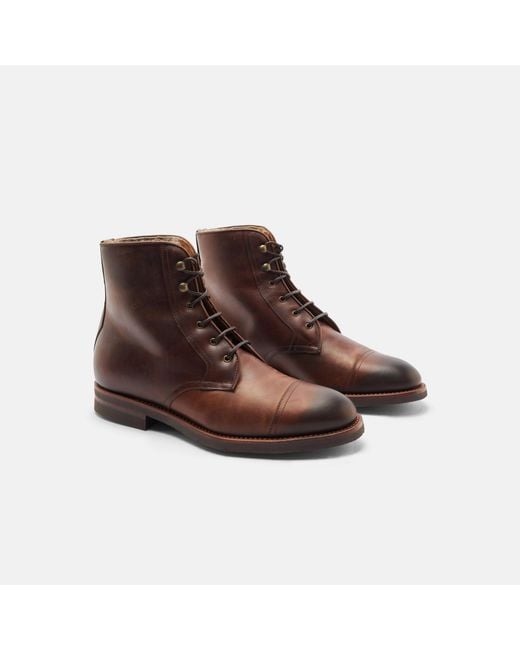 Scarosso Brown Paolo Caramello Lux Boots for men