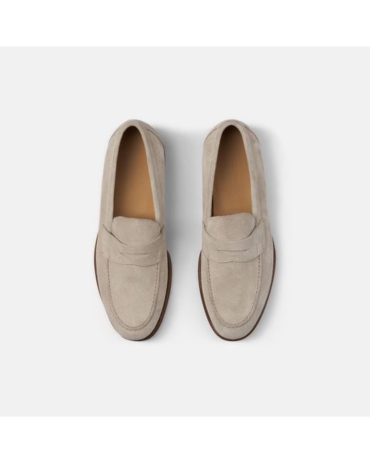 Stefano Sable Daim Scarosso pour homme en coloris White