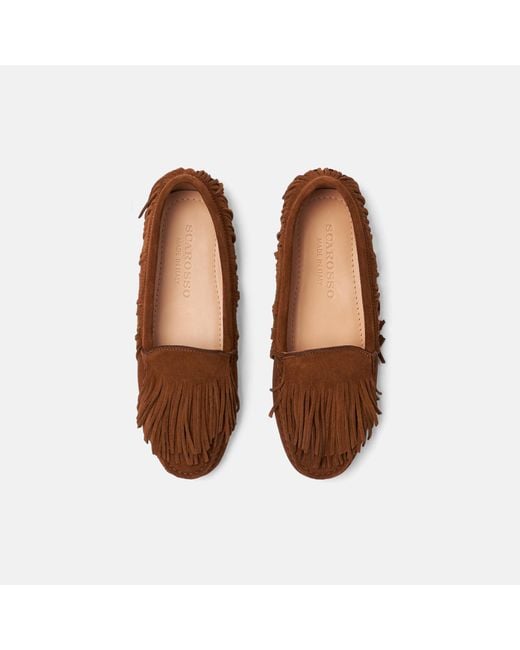 Scarosso Brown Maya Suede