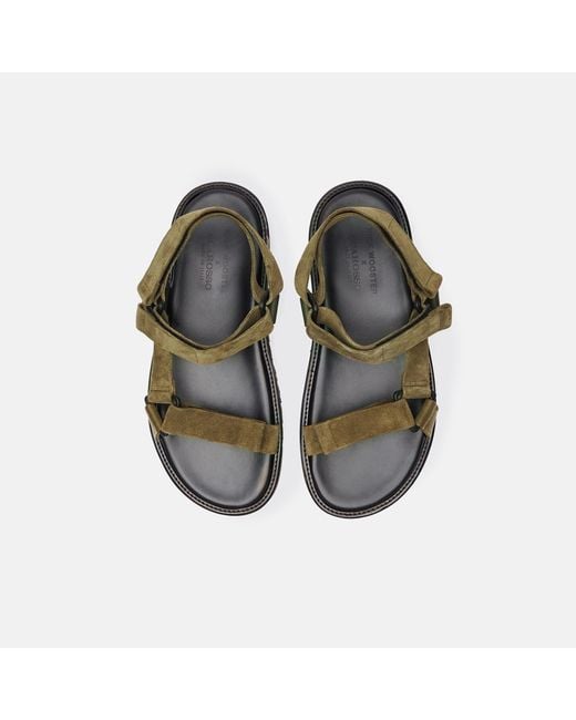 Scarosso Green Wooster V Khaki Suede for men