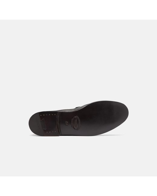 Scarosso Black Gregory Dark Brown Loafers for men