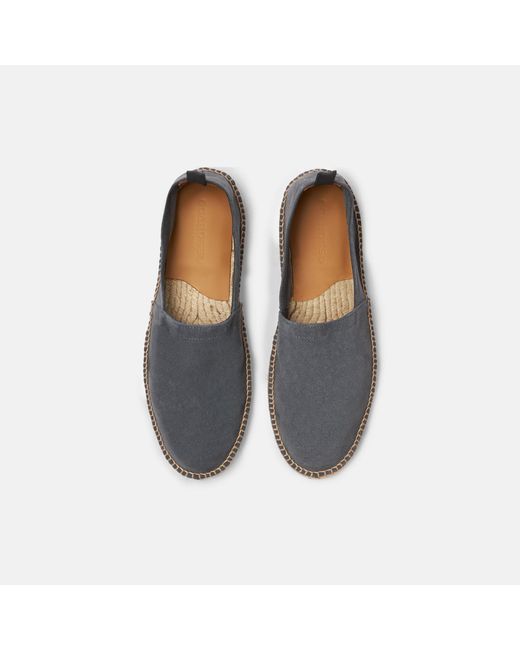 Scarosso Gray Espadrilles Pablo Grey Suede Suede Leather for men
