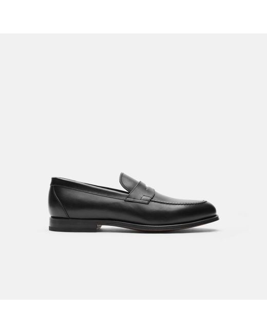 Scarosso Black Stefano Nero Loafers for men