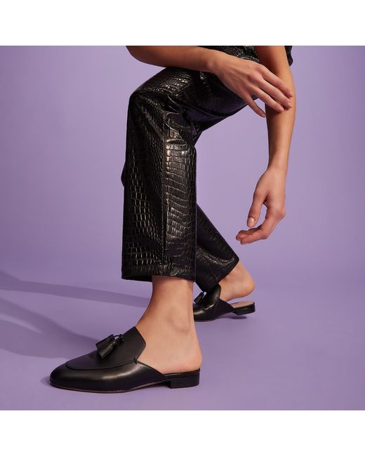 Scarosso Black Giorgina Nera Mules
