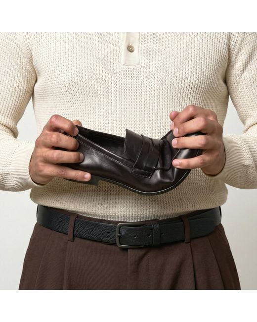 Scarosso Black Gregory Dark Brown Loafers for men