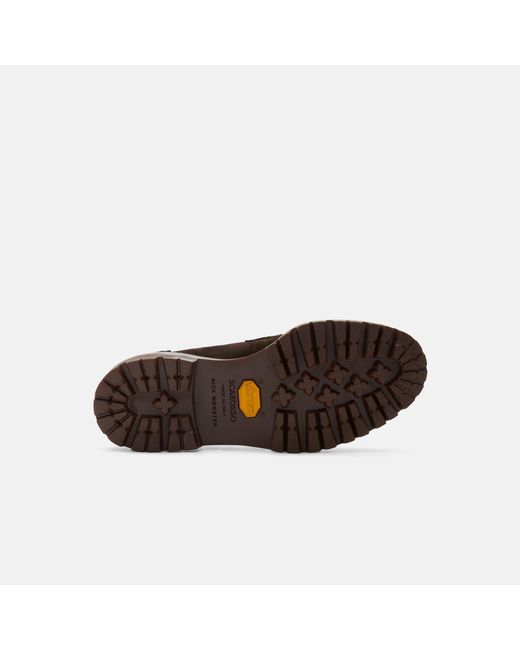 Scarosso Black Wooster Ii Brown Suede Loafers & Flats for men