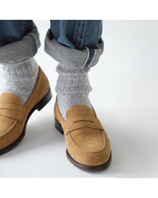 Scarosso White Renato Tan Suede for men