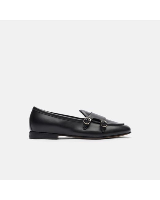 Scarosso Black Virginia Marrone Loafers & Flats