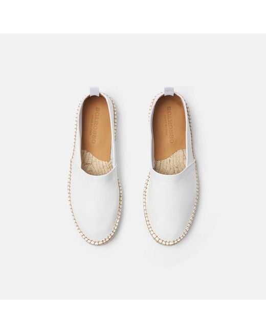 Scarosso Lola White Espadrilles