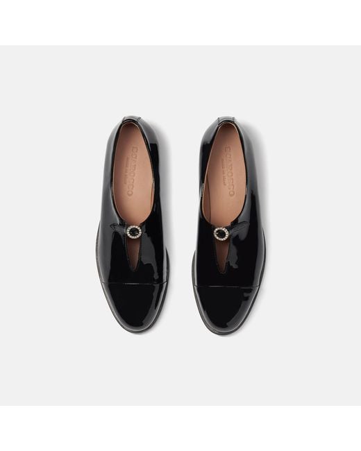 Scarosso Black Vittoria Schwarz Lackleder