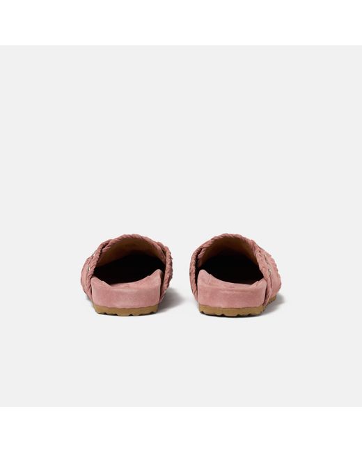 Scarosso Pink Flora Suede