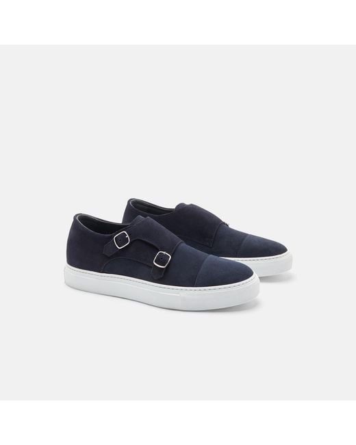 Scarosso Blue Fabio Blu Scamosciato Sneakers for men