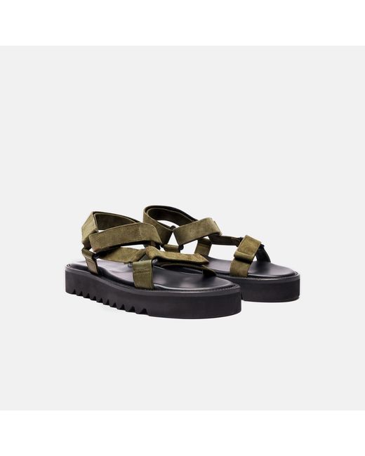 Scarosso Green Wooster V Khaki Suede for men