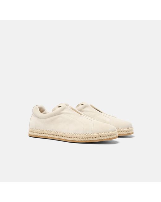 Scarosso Natural Thiago Ivory Suede for men