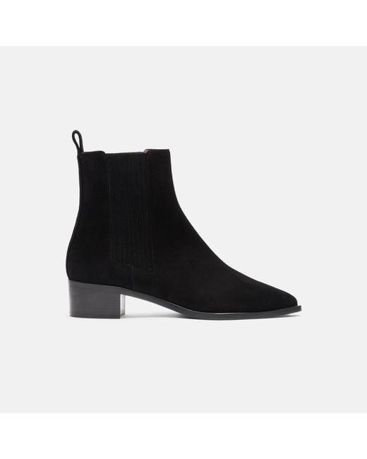 Scarosso Black Olivia Nera Scamosciata Chelsea Boots