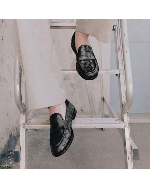 Scarosso Black Gerald Woven for men
