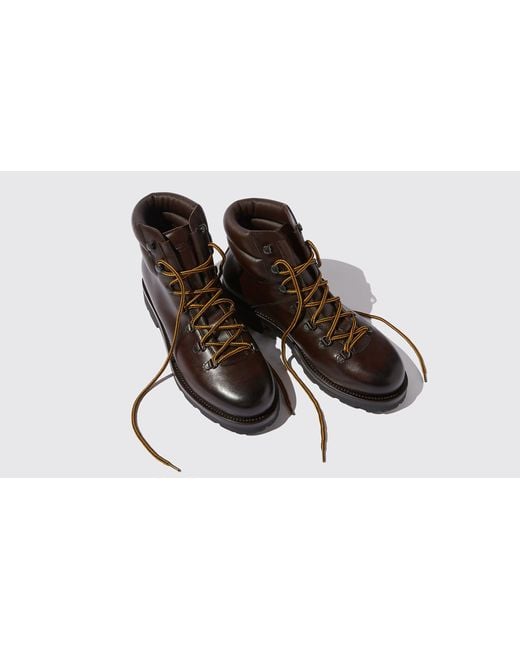 Scarosso Boots Edmund Brown Calf Leather for men
