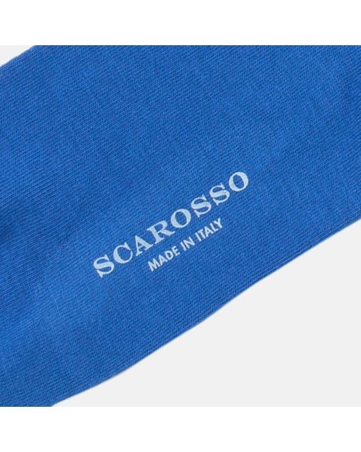 Scarosso Bluette Cotton Socks for men