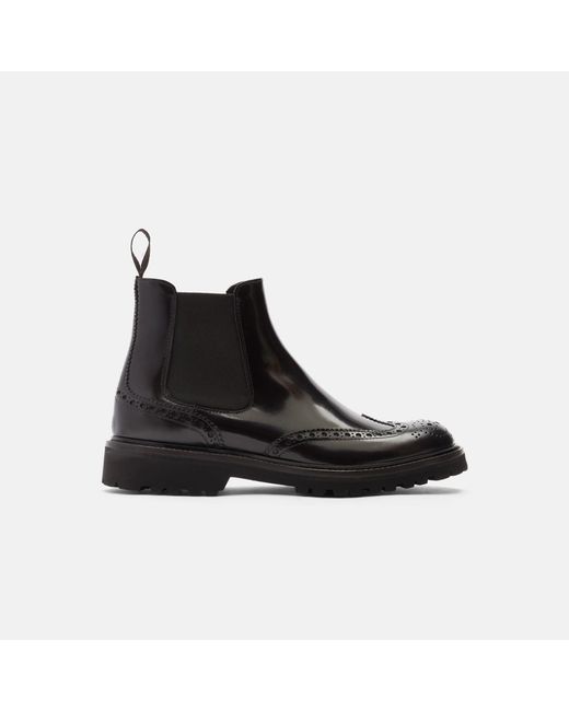 Scarosso Black Poppy Brown Chelsea Boots