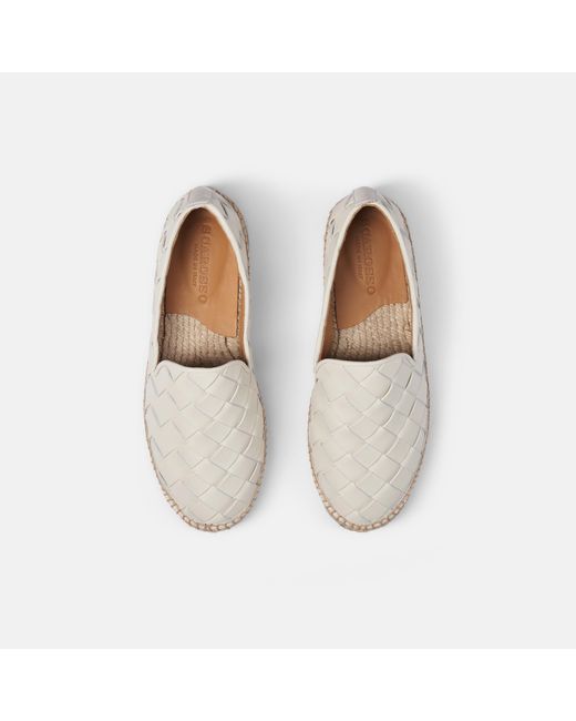 Scarosso White Martina Off Woven