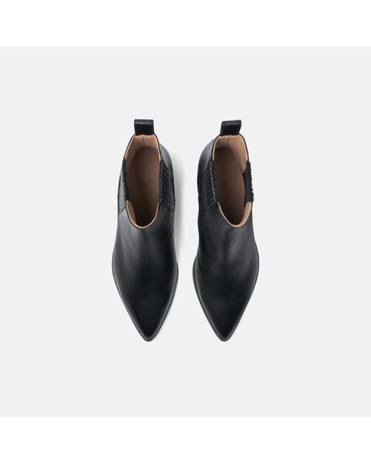 Scarosso Black Olivia Nera Chelsea Boots