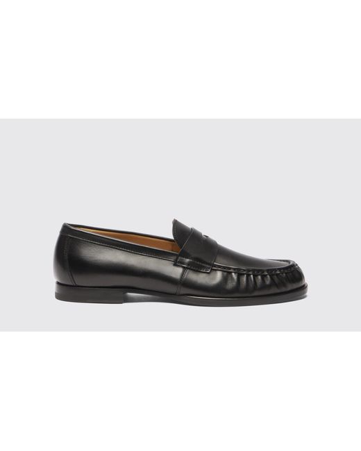 Scarosso Fred Black Loafers for men