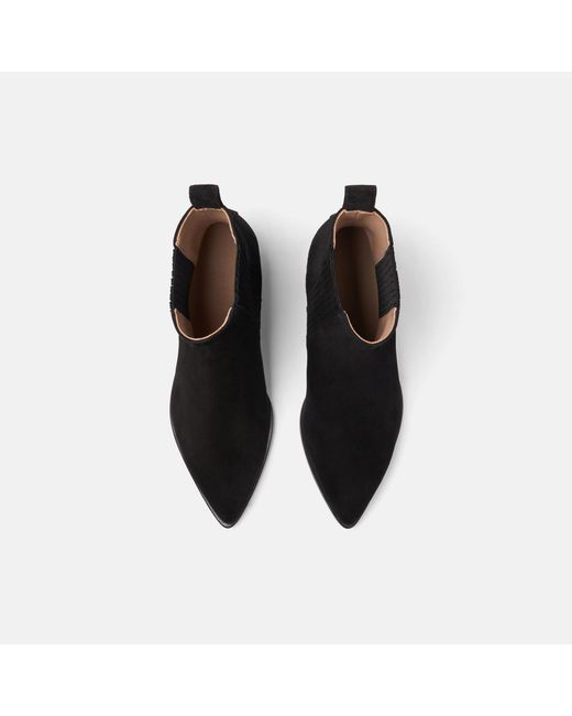 Scarosso Black Olivia Nera Scamosciata Chelsea Boots