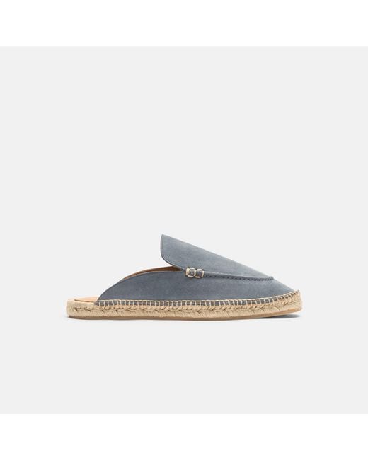 Scarosso Black Manuel Grey Suede Espadrilles for men