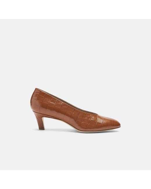 Scarosso Brown Deva Cognac Croco
