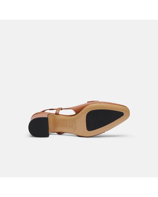 Scarosso Black Bianca Cognac Heels