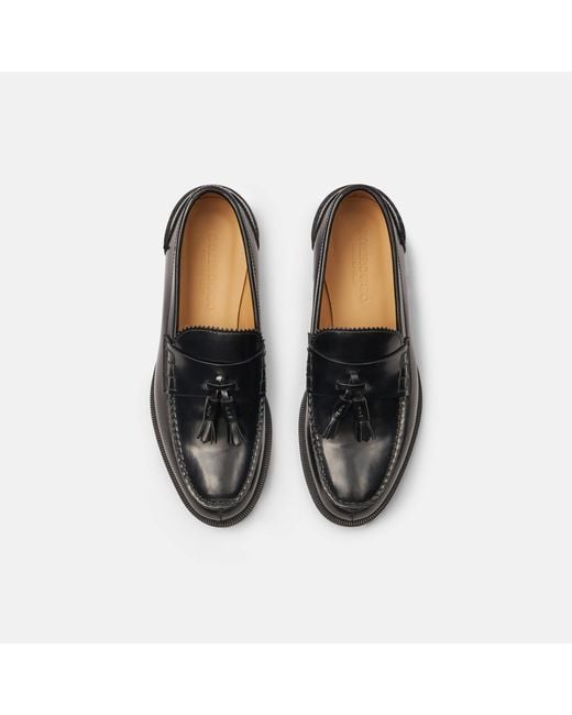 Scarosso Ralphine Black Bright Loafers