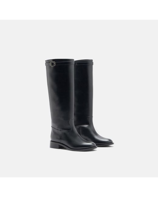 Scarosso Lauren Black Boots