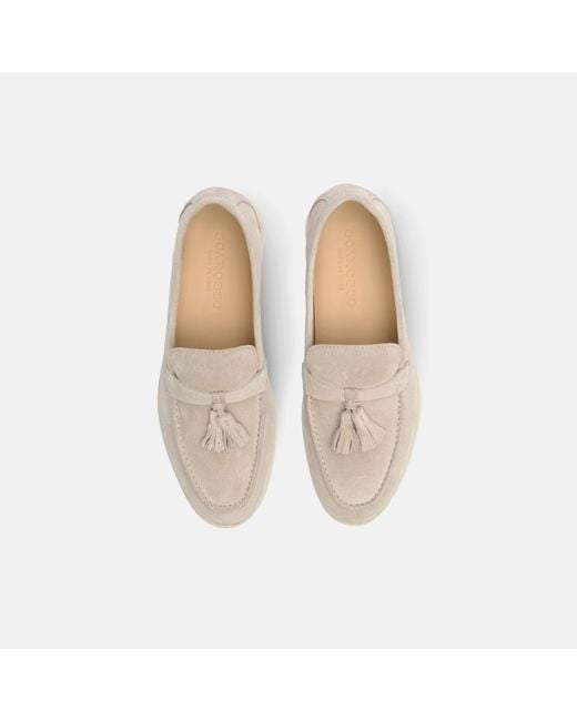 Scarosso Black Leandra Sand Suede Loafers