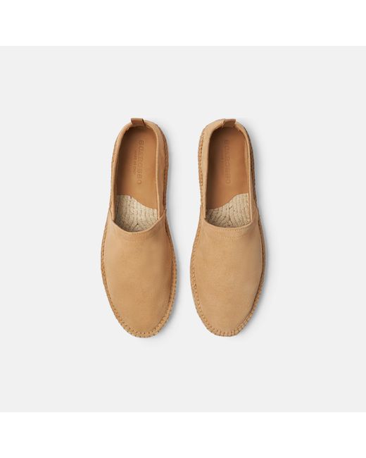 Scarosso Natural Pablo Beige Suede Espadrilles for men