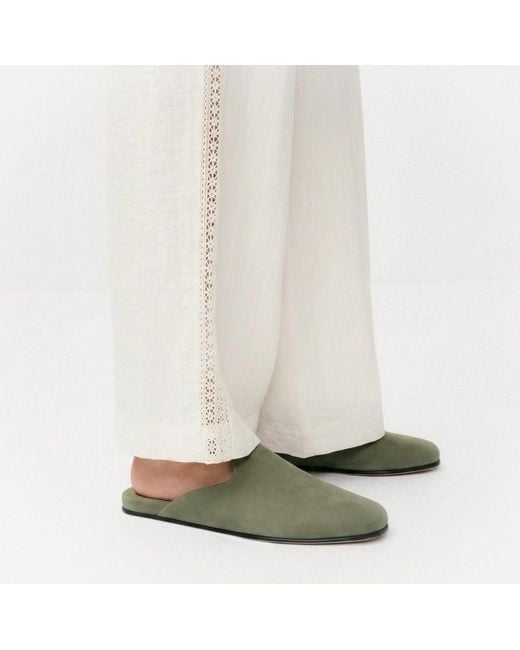 Scarosso Green Atlas Travel Slipper Nubuck
