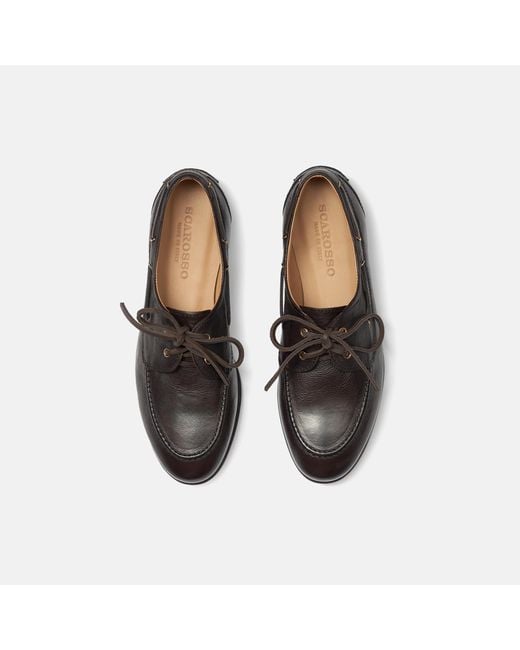 Scarosso Black Ginevra Brown Loafers