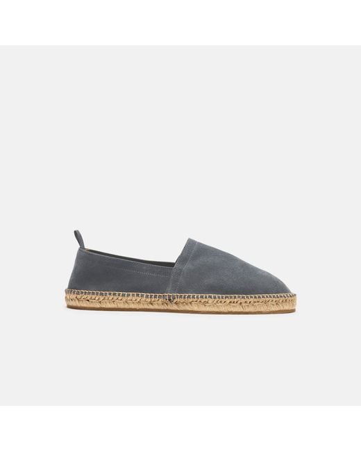 Scarosso Gray Espadrilles Pablo Grey Suede Suede Leather for men