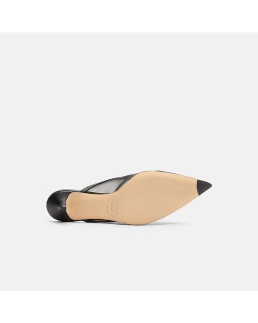 Scarosso Laura Black Mesh Heels
