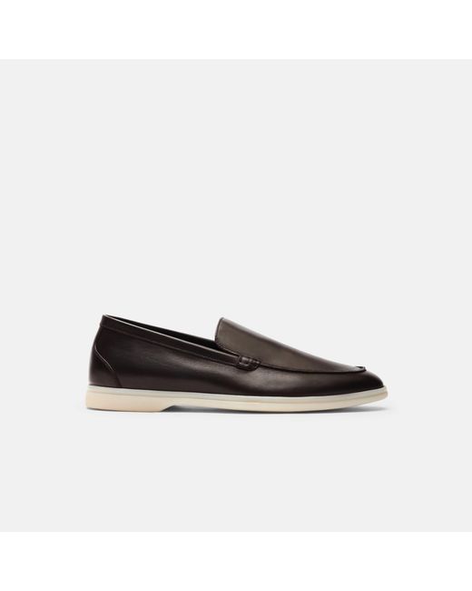 Scarosso Black Ludovico Moro Loafers for men