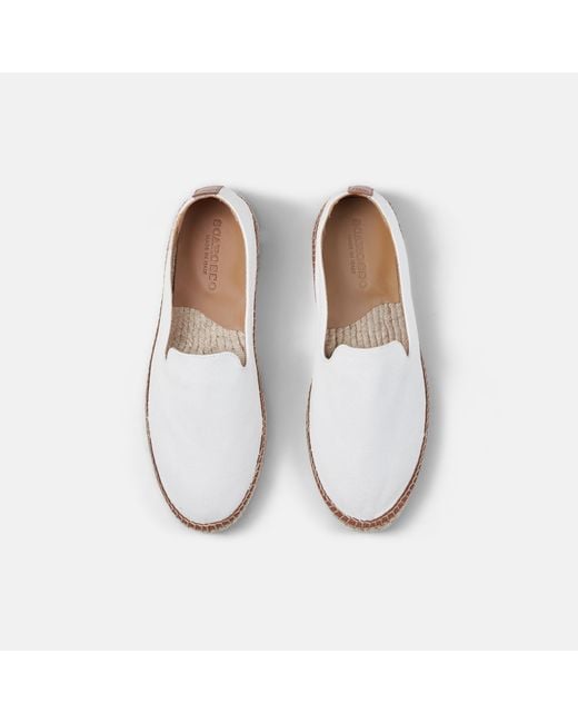 Scarosso White Martin Canvas for men