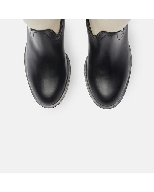 Scarosso Tess Black Canvas Boots