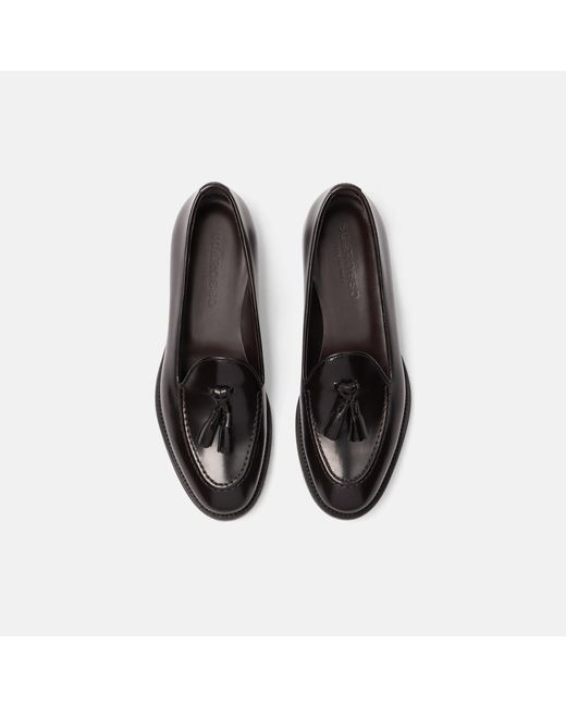 Scarosso Black Sienna Brown Bright Loafers