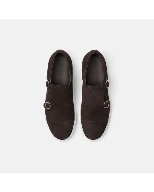 Scarosso Black Fabio Moro Scamosciato Sneakers for men