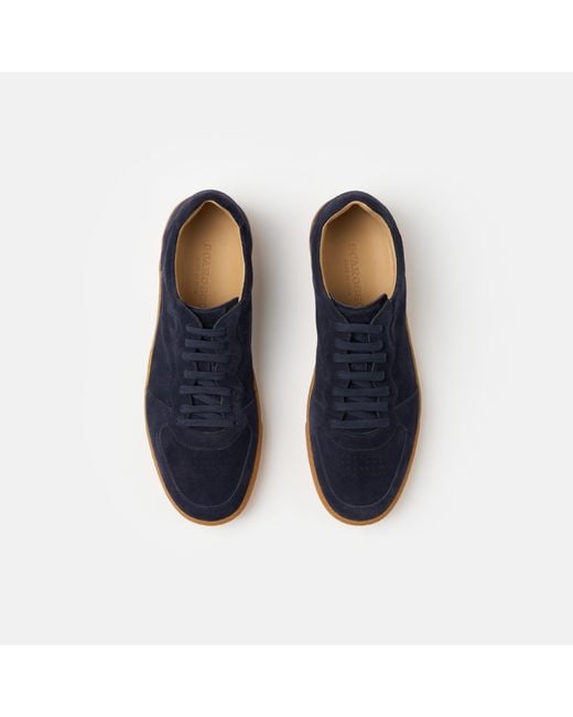 Scarosso Blue Aureliano Suede for men