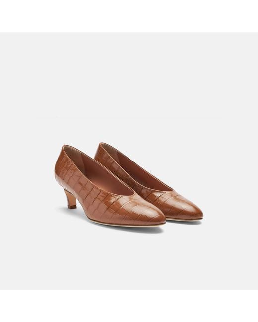 Scarosso Brown Deva Cognac Croco