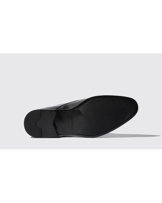 Scarosso Black Boots Dante Nero Calf Leather for men