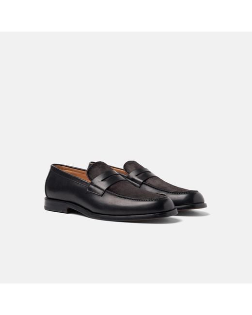 Scarosso Black Aaron Pony for men