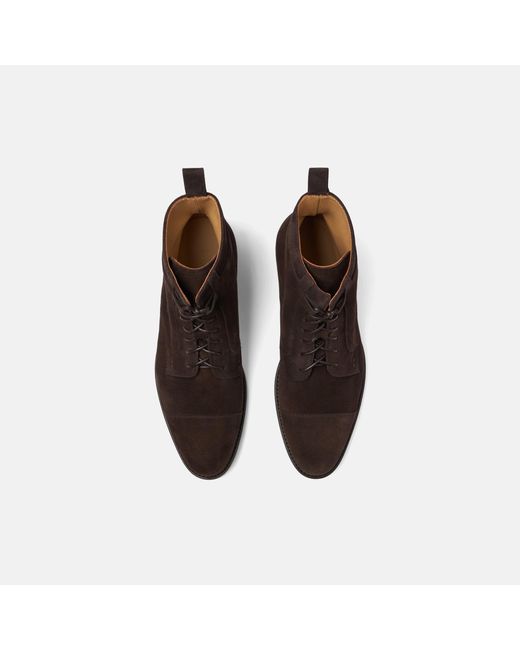 Scarosso Brown Dante Moro Scamosciato for men